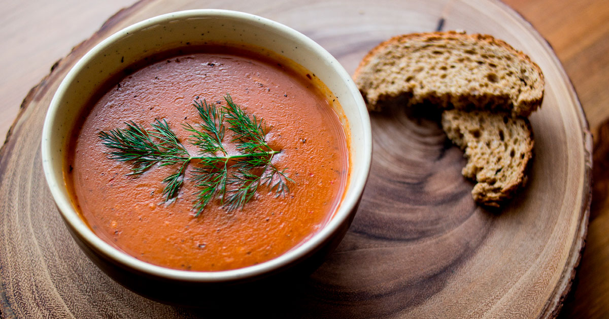 Sopa mexicana de avena