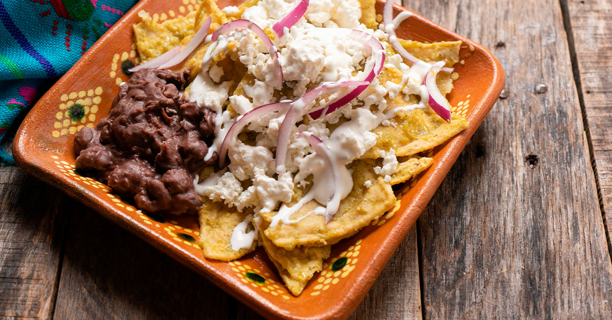 Chilaquiles de avena
