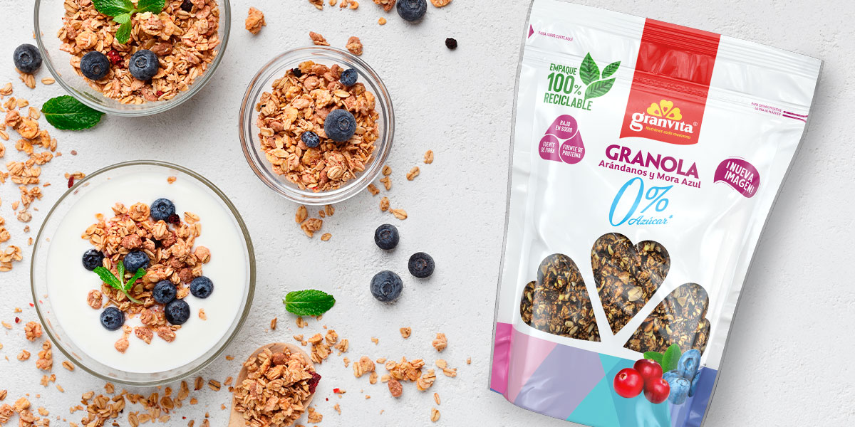 Conoce los beneficios de las Granolas Granvita para tu salud Granvita
