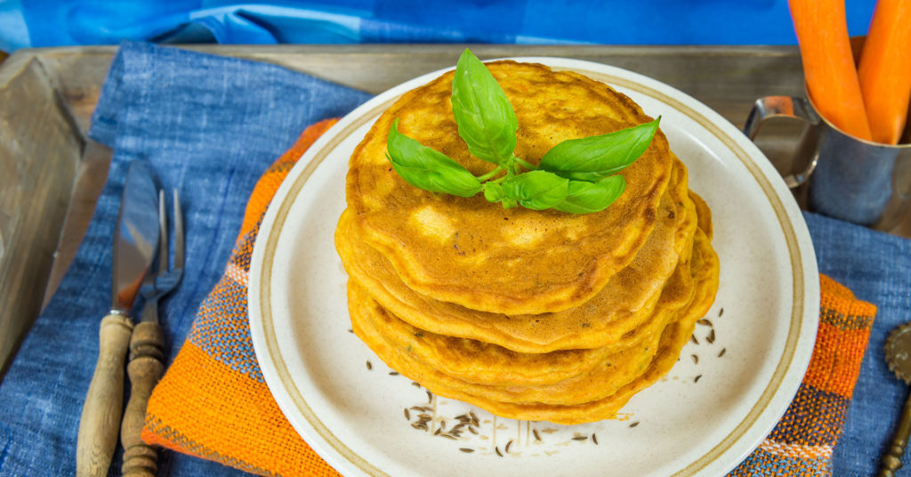 Imagen de hot cakes de zanahoria