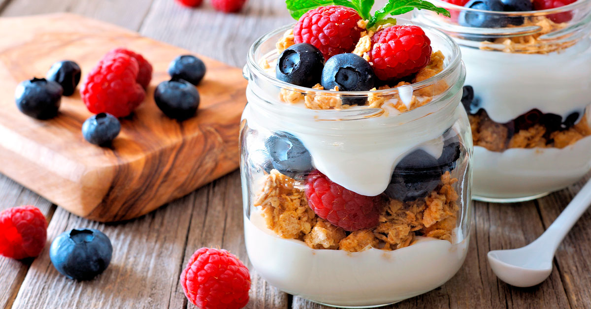 Snacks saludables: Parfait de granola