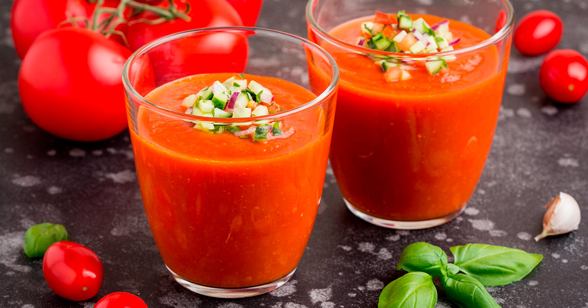 Recetas con avena: Gazpacho