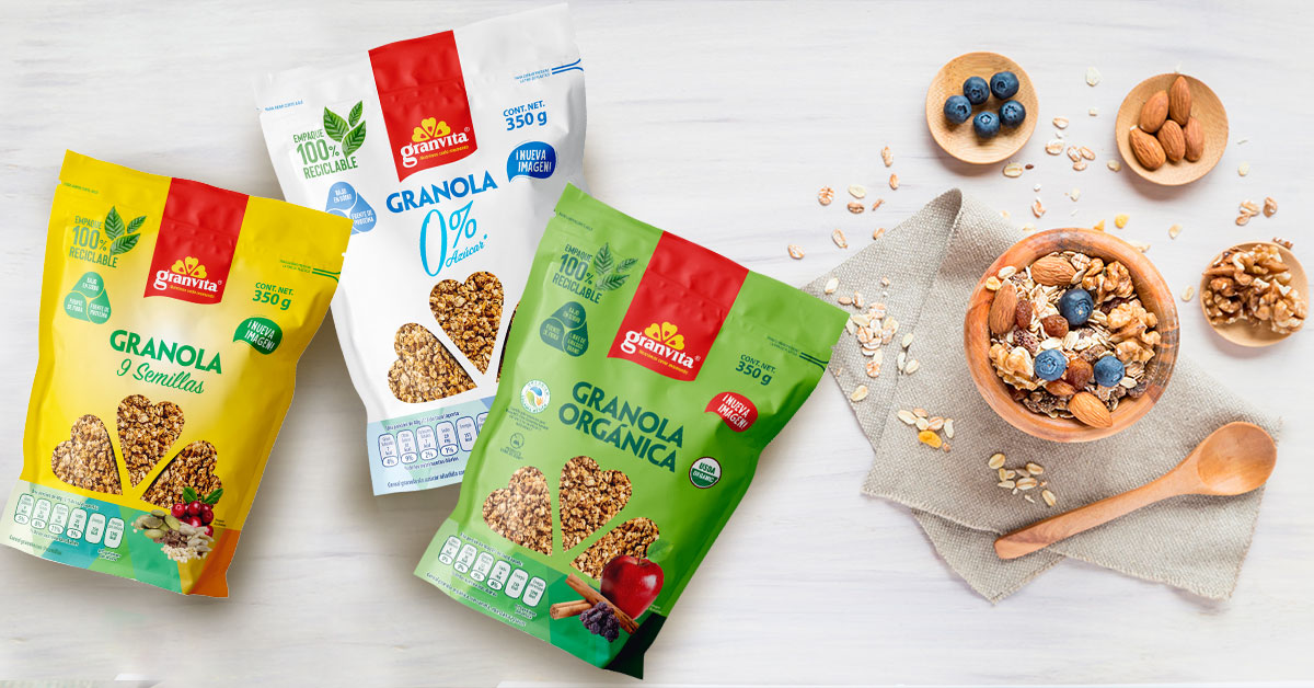 Granola Granvita, conoce todo sobre sus ingredientes Granvita