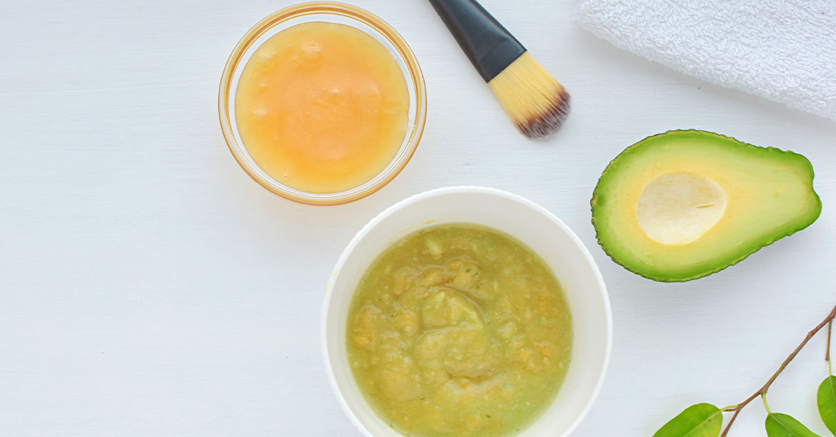 Tratamiento con aguacate y miel