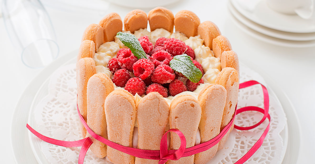 Postres navideños con avena: carlota de frutas del bosque