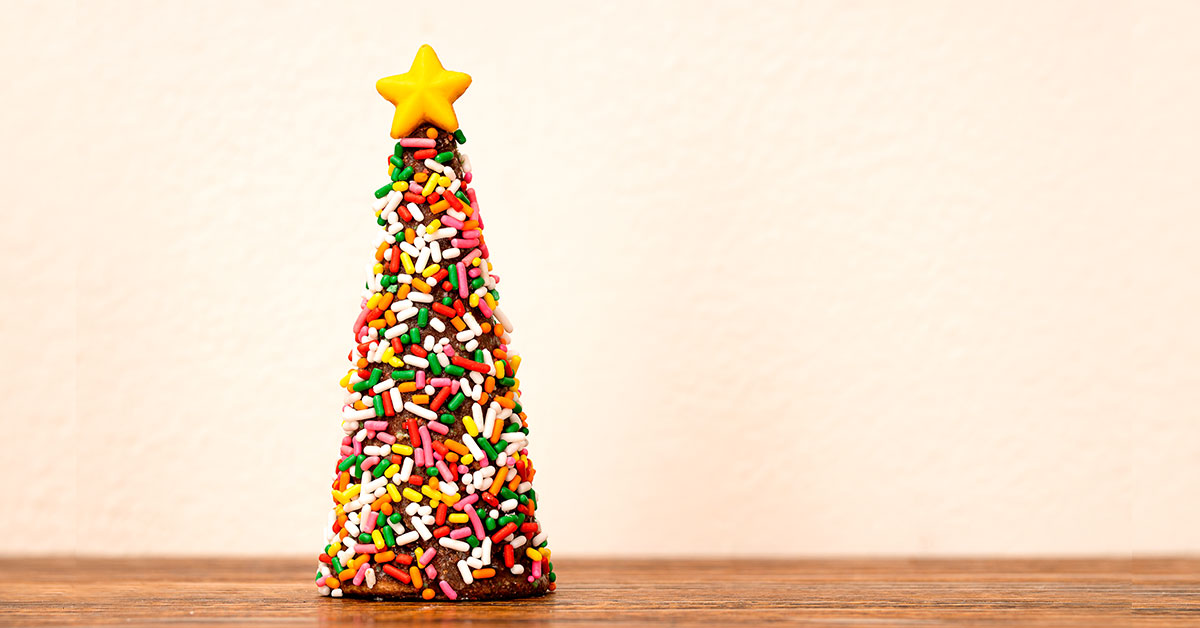 Postres navideños: arbolitos de Navidad
