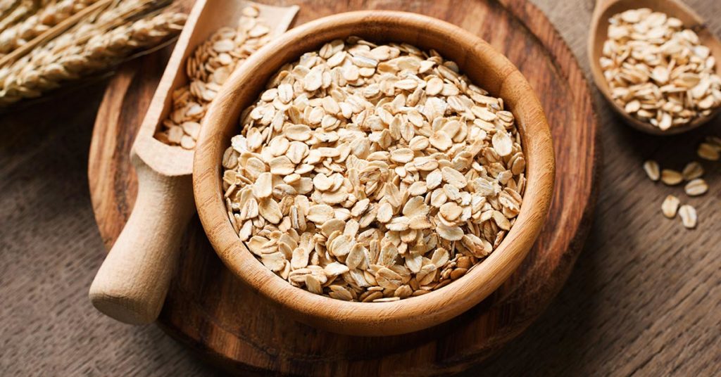 Imagen de avena, un alimento nutritivo que tiene muchos nutrientes.