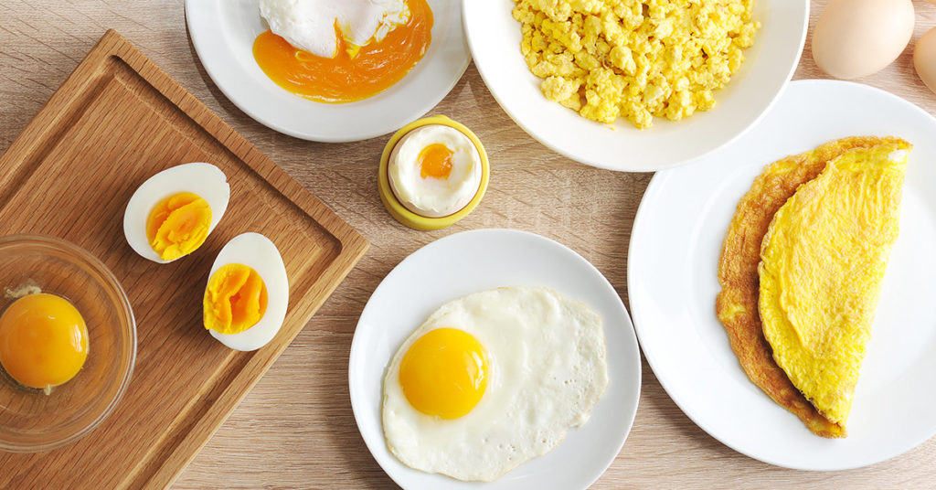 Imagen de huevos y sus formas de preparar en casa.