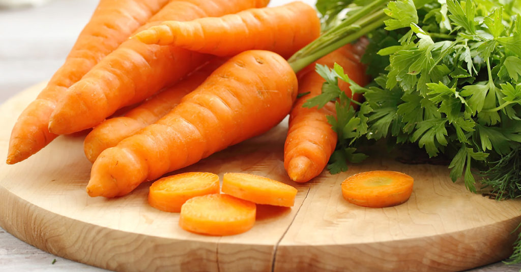 Imagen de zanahorias, un alimento nutritivo disponible casi todo el año.