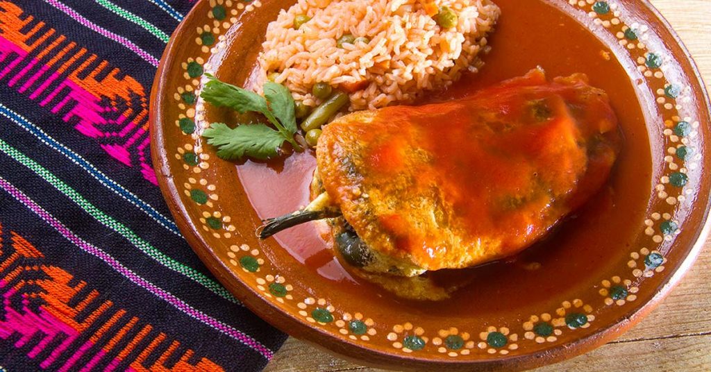 Imagen de chile relleno de avena