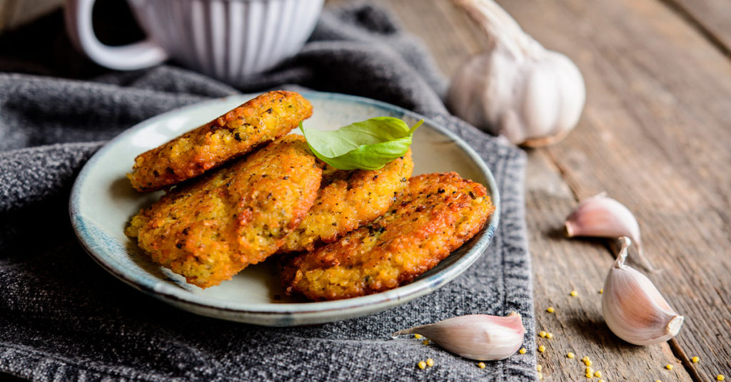 Imagen de tortitas de avena con zanahoria