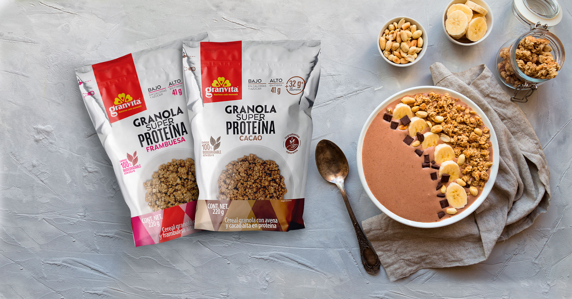 ¡Haz ricos snacks con Granola Alta en Proteína! Aquí 5 ideas