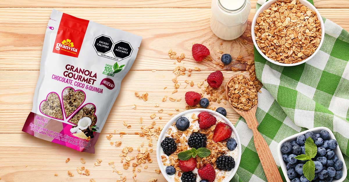 3 Granolas Granvita para tus comidas y snacks favoritos