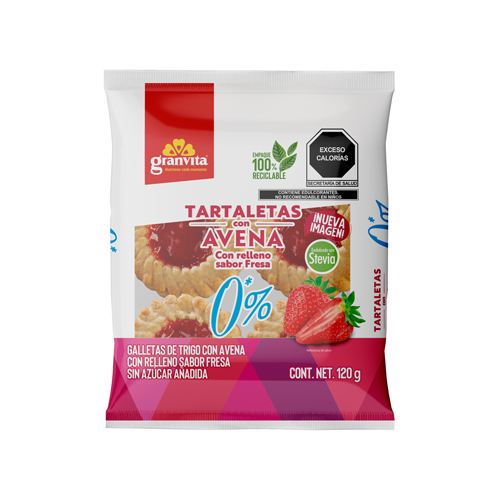 Tartaletas de Avena 0 %* 120 g