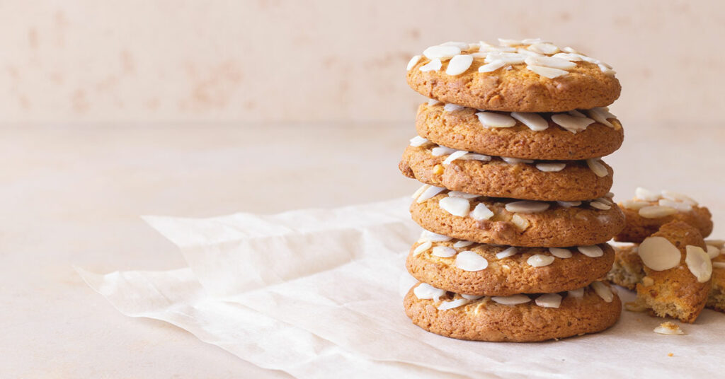 Imagen galletas de granola con almendras sin azúcar 