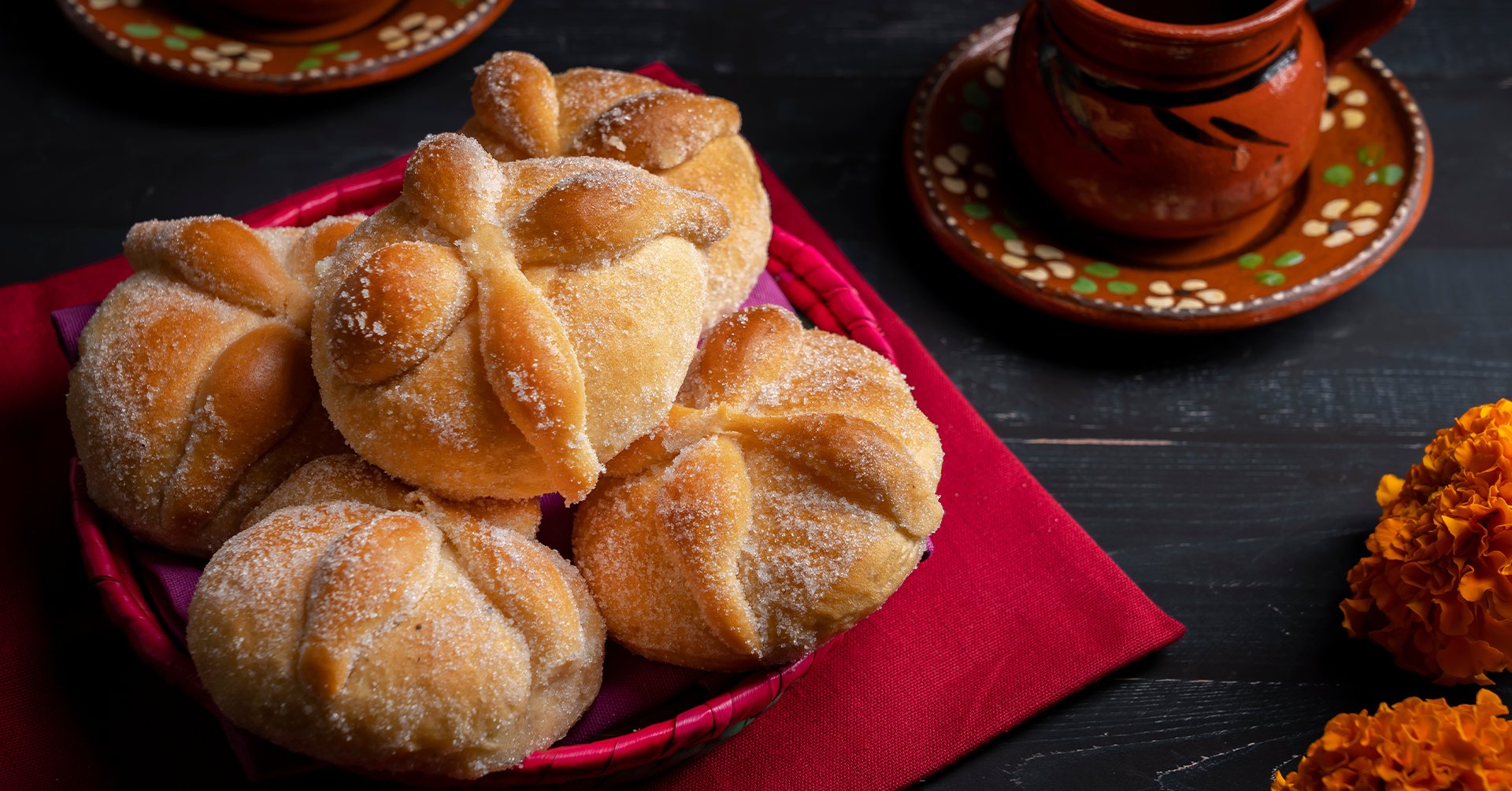 Pan de muerto con harina de avena