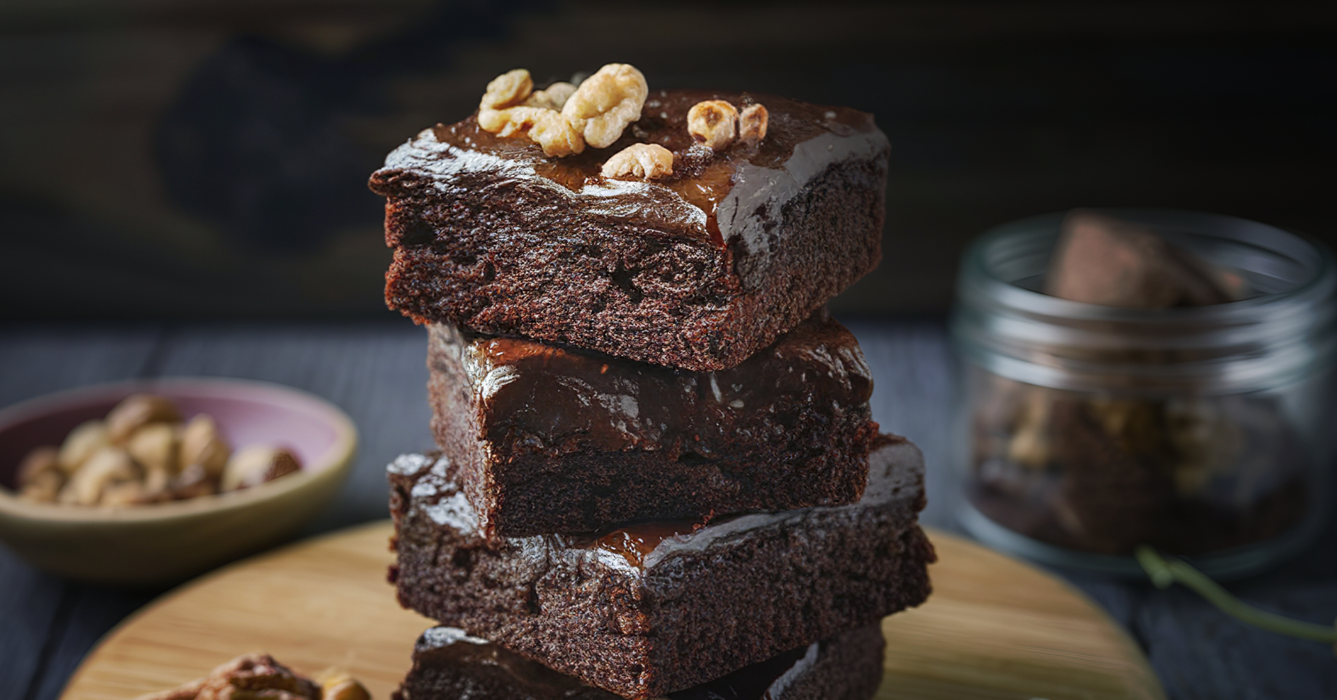 Brownie con harina de avena