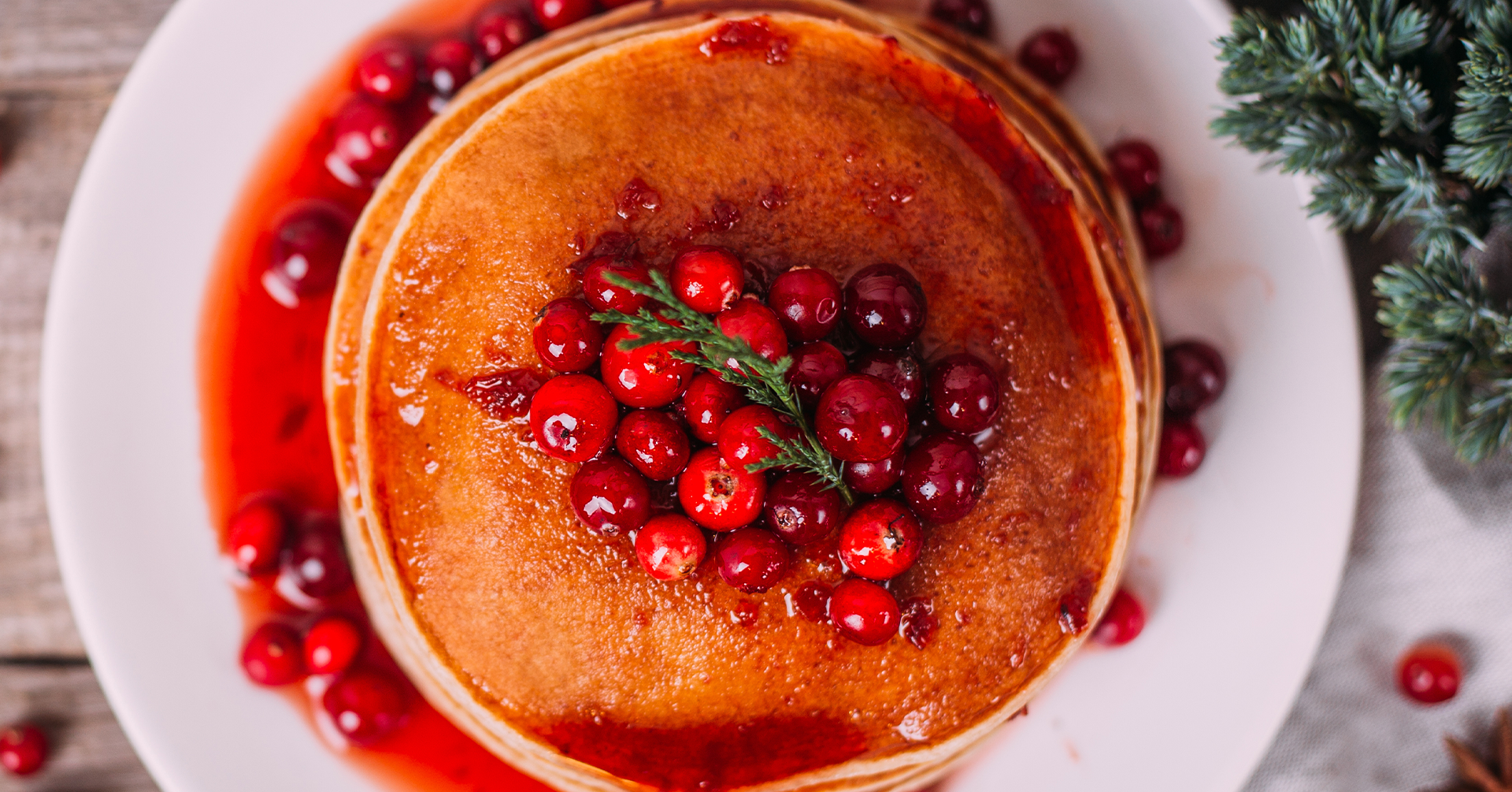 Pancakes de arándanos y avena