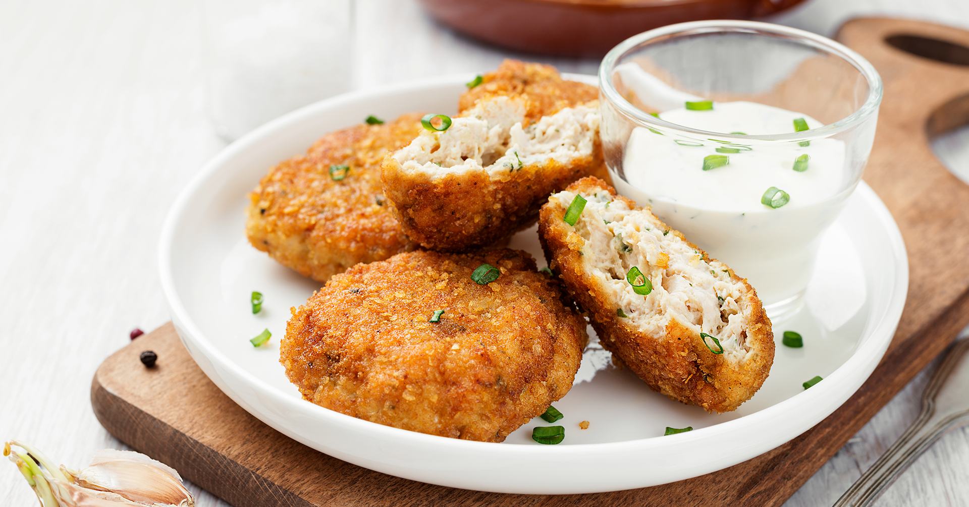 Croquetas de pollo con avena