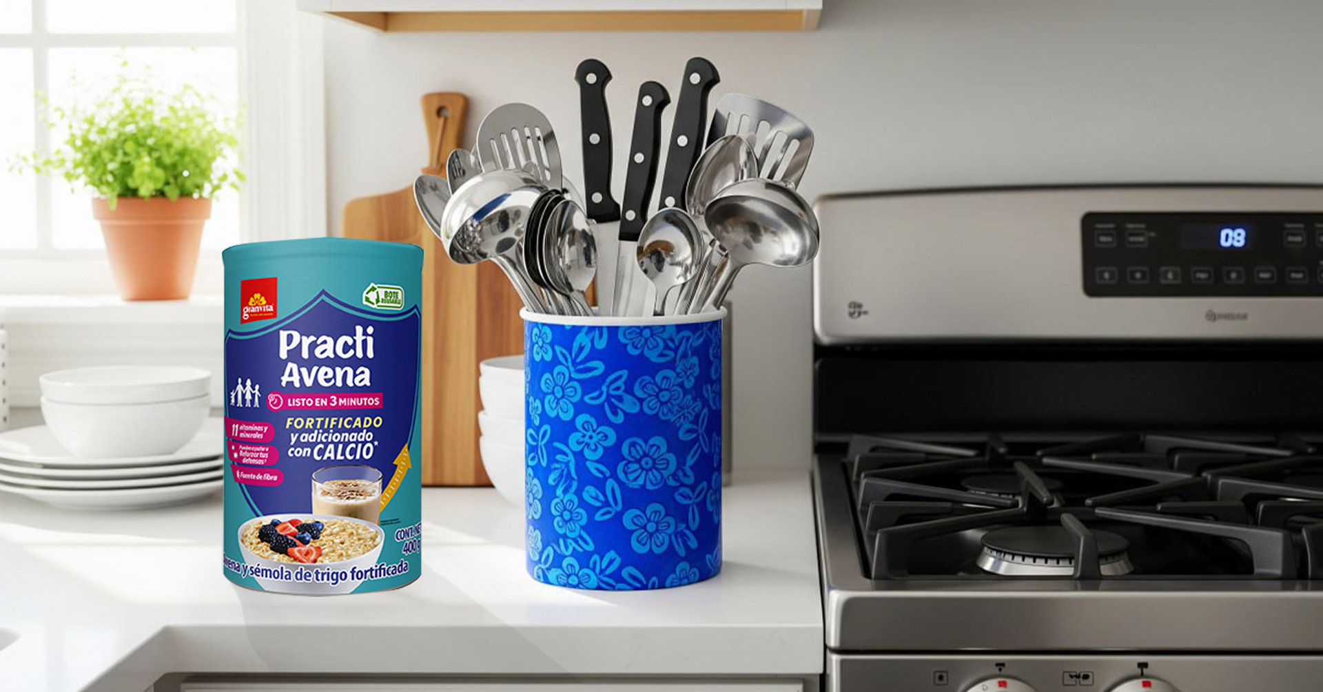 3 formas creativas de reutilizar tu bote de Practiavena Granvita