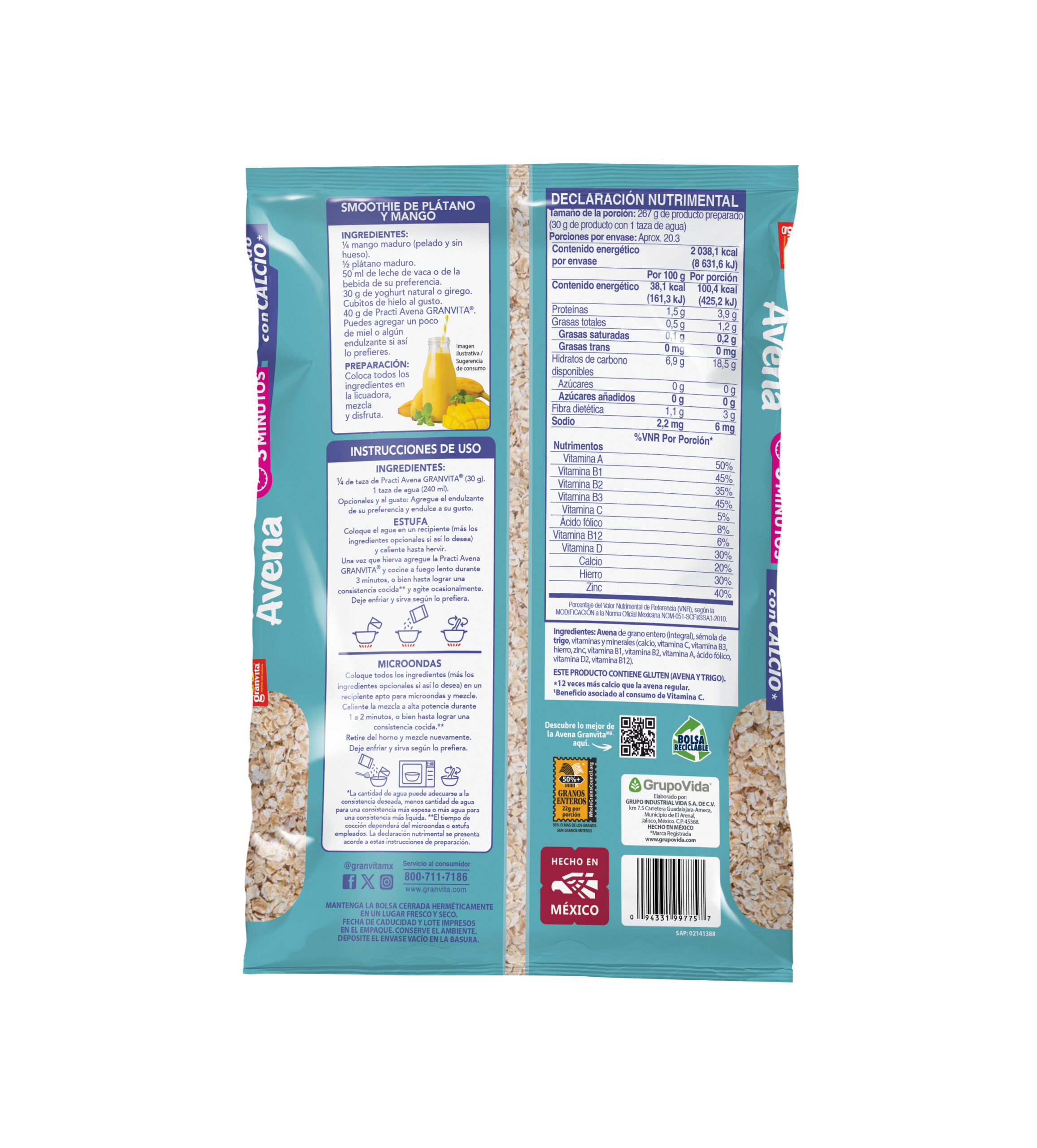 Practiavena_Granvita_bolsa_610_g back