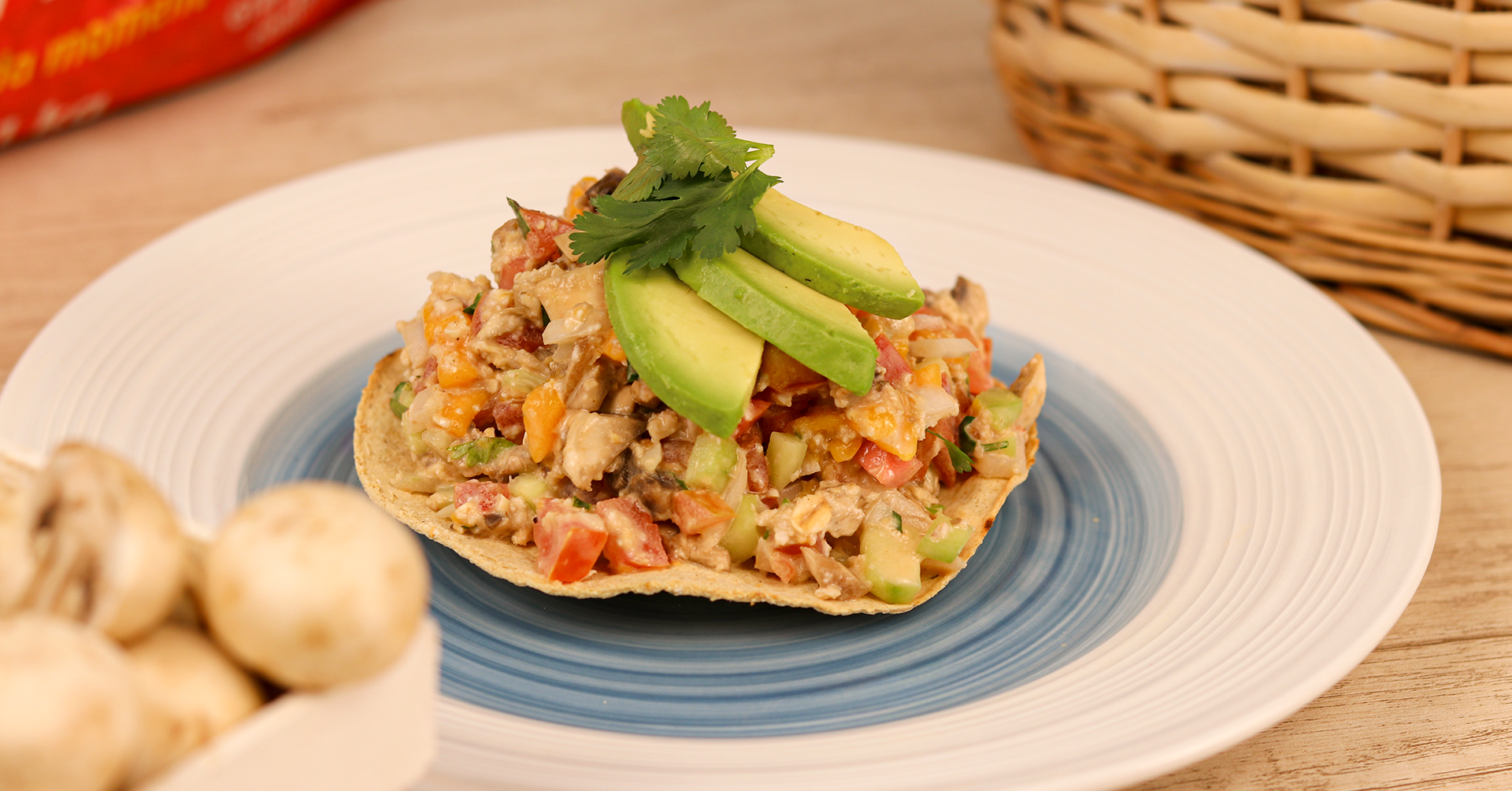 Ceviche tropical de avena