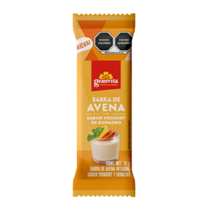 Barra de Avena sabor Yoghurt y Durazno 25 g
